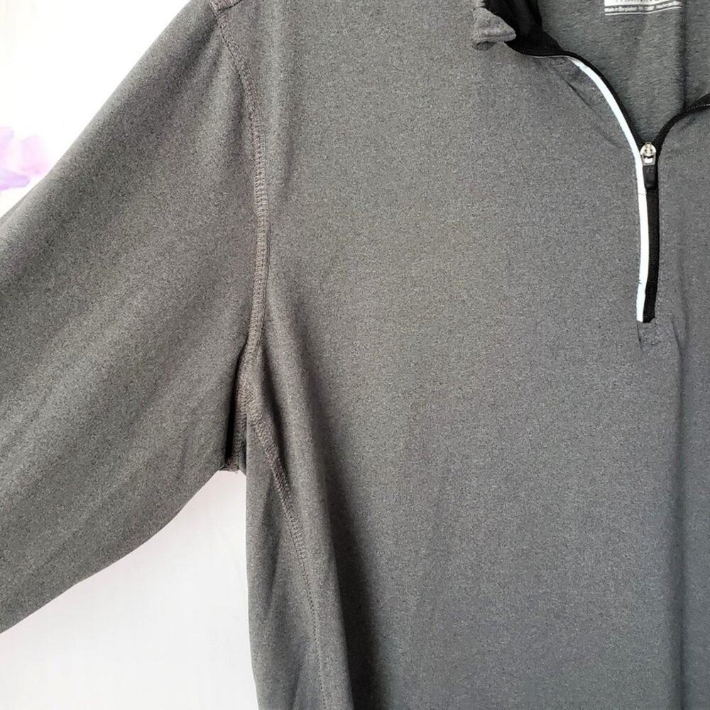 Russell Athletic Training Fit Quarter Zip Performance Shirt L - Picture 4 of 9